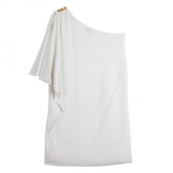 Fendi White Off Shoulder Dress M