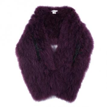 Christian Dior Purple Feather Stole