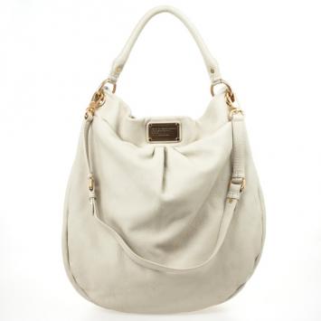 Marc by Marc Jacobs Beige Classic Q Hillier Hobo