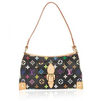 Louis Vuitton Monogram Multicolore Black Eliza Shoulder Handbag