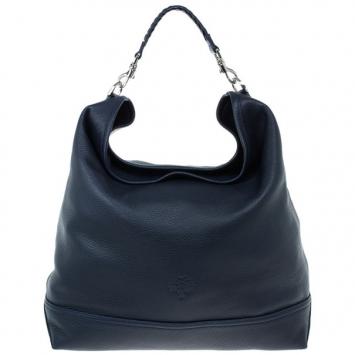 Mulberry Blue Leather Effie Hobo