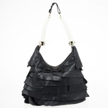 Yves Saint Laurent Black St.Tropez Mombasa Hobo