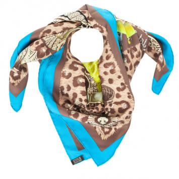 Hermes Casques et Plumets Silk Scarf