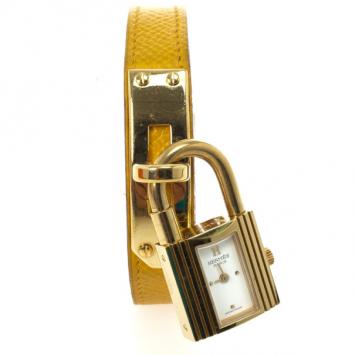 Hermes Kelly SS Leather Womens Wristwatch 20 MM