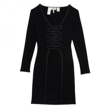 Gianfranco Ferre Black Wool Dress 