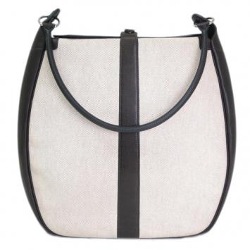 Hermes Rugby Beige Canvas 2-in-1 Hobo