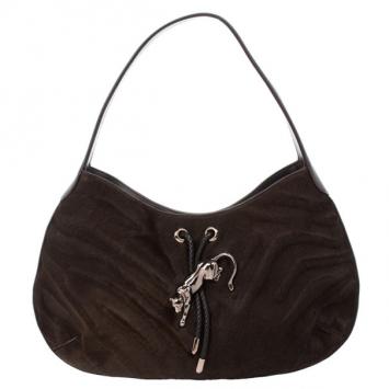 Cartier Brown Pony Hair Small Panthere de Cartier Bag