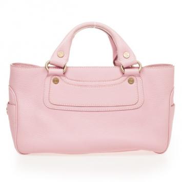 Celine Pink Leather Boogie Tote