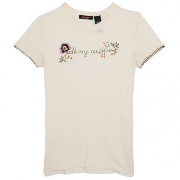 DKNY Active Women Ivory T-Shirt M