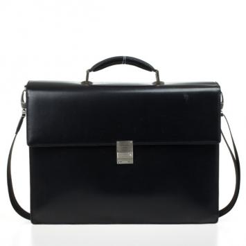 Pre Owned Montblanc Meisterstück Double Gusset Briefcase With Laptop Holder 