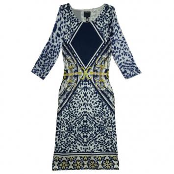 CLASS by Roberto Cavalli Printed Short Dress L