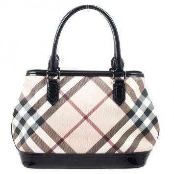 Burberry Canvas Nova Check Tote