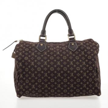 Louis Vuitton Monogram Mini Lin Speedy 30 Satchel