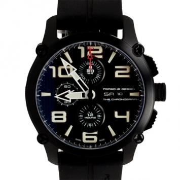 Pre Owned Porsche Design Stainless Steel P6930 Indicator Mens Wristwatch 48 MM