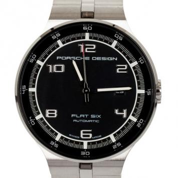 Pre Owned Porsche Design SS P6350 Flat Six Mens Wristwatch 44 MM