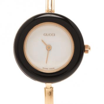 Gucci White Stainless Steel 11/12 Women's Wristwatch 24MM