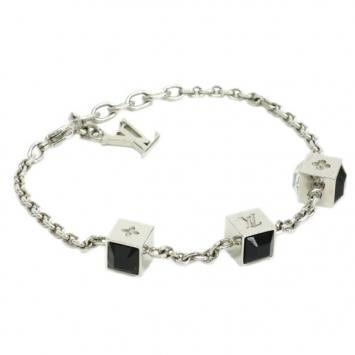 Louis Vuitton Gamble Silver Color Bracelet 19CM