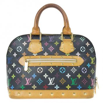 Louis Vuitton Black Monogram Multicolore Alma PM