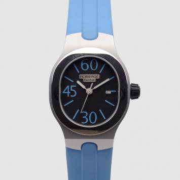 Robergé Altair Titanium SS Light Blue Womens Wristwatch 30 MM