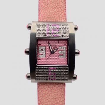 Robergé Pink Carina Stainless Steel Womens Wristwatch 30 MM 