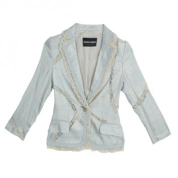 Emporio Armani Lace Textured Jacket S