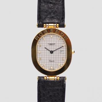 Robergé Andromede 18 K Yellow Gold Diamond Womens Wristwatch 28 MM