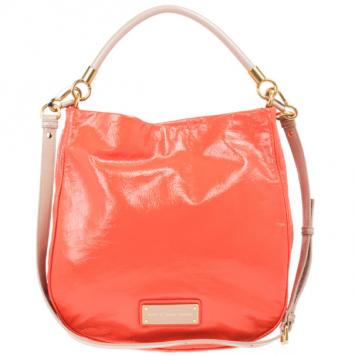 Marc by Marc Jacobs Orange Leather Too Hot To Handle Hobo