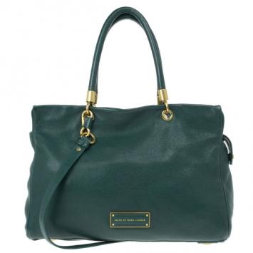 Marc by Marc Jacobs Green Leather Too Hot To Handle Tote