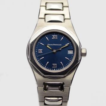 Girard Perregaux Laureato SS Blue Womens Wristwatch 28 MM