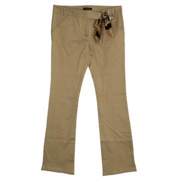 Roberto Cavalli Casual Off-White Flare Pants L