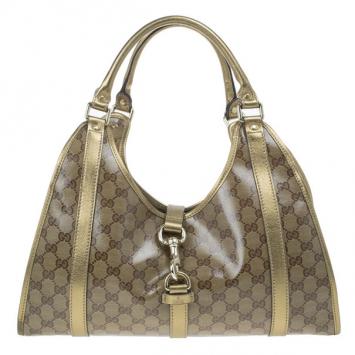 Gucci GG Crystal Monogram Joy Medium Shoulder Bag