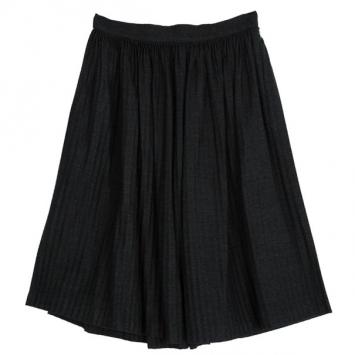 Valentino Grey Pleated Skirt L