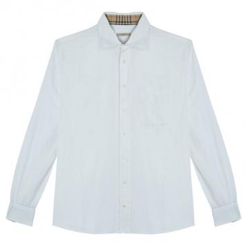 Pre Owned Burberry London Men's White Shirt L