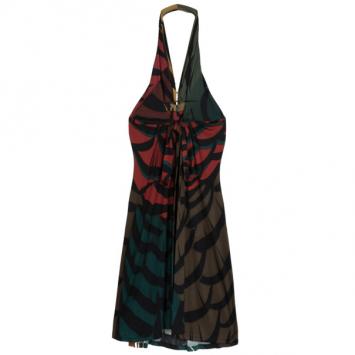 Issa London Abstract Halterneck Dress M
