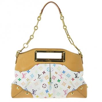 Louis Vuitton White Monogram Multicolor Judy