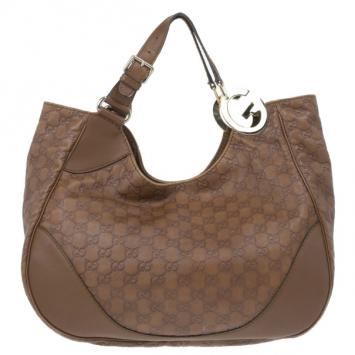 Gucci Brown Guccissima Leather Hobo