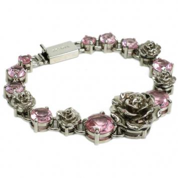 Prada Silver-Plated Rose Resort Collection 2012 Bracelet