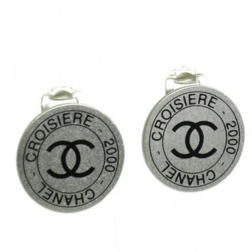 Chanel Croiserie 2000 Silver-Plated Earrings