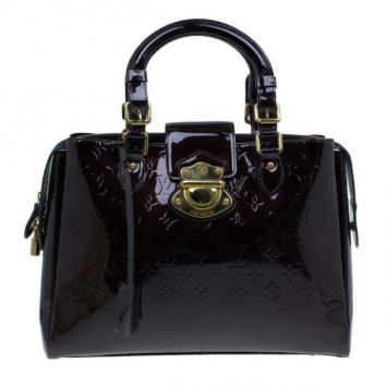 Louis Vuitton Amarante Patent Monogram Vernis Melrose Avenue