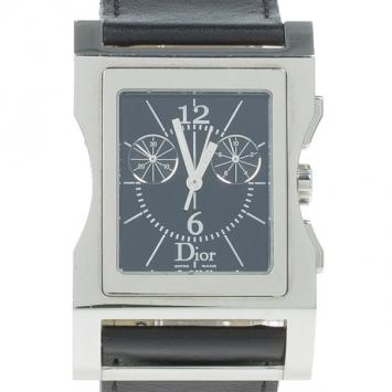 Dior Black Stainless Steel Chris 47 Women's Wristwatch 30MM