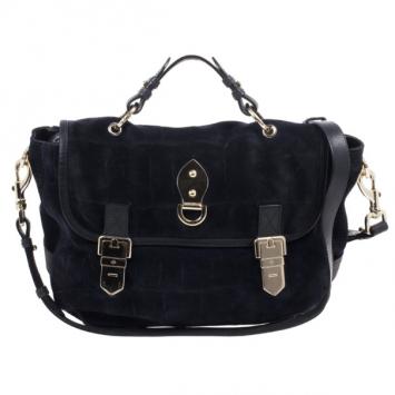 Mulberry Blue Suede Leather Tillie Tote
