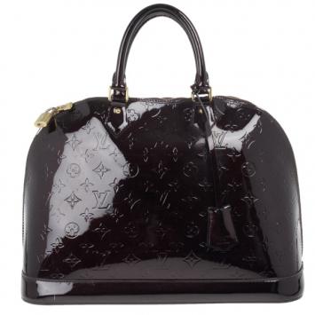 Louis Vuitton Monogram Vernis Amarante Alma GM