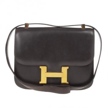 Hermes Brown Constance bag