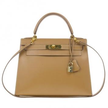 Hermes Beige Kelly 28