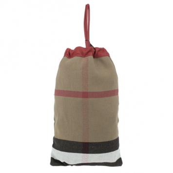 Burberry House Check Canvas Drawstring Bag
