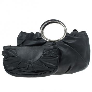 Dior Black Lambskin Leather Babe Bag