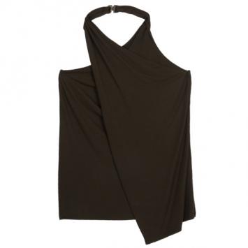 Gucci Brown Draped Halter Top L