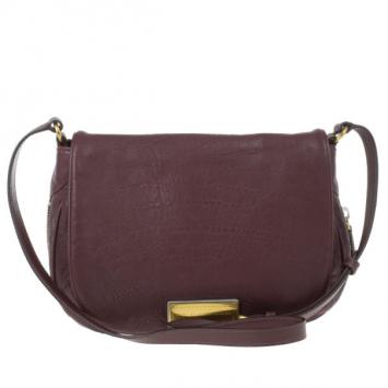Marc by Marc Jacobs Burgundy Leather The Nash Crossbody