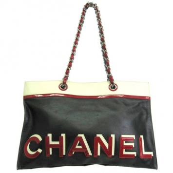 Chanel Black Lambskin No.5 Tote