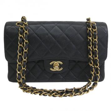 Chanel Black Caviar Small Double Flap Classic Shoulder bag